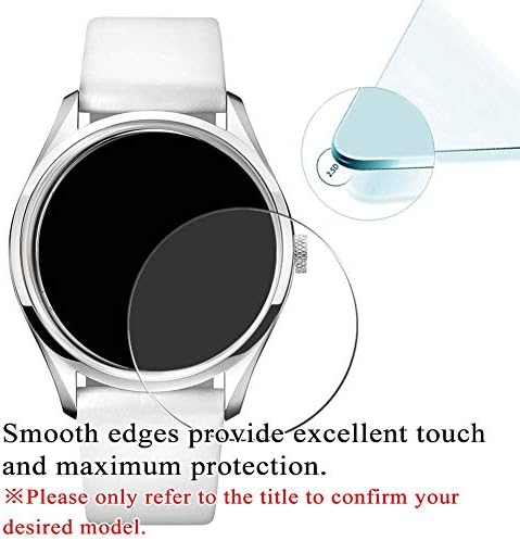 Synvy [3 Pack] מגן מסך זכוכית מחוסמת, תואם ל- Luminox 0329 9H Film SmartWatch Smart Watch מגני שעון